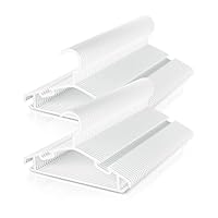 BRFOYU Baby Hangers 100 Pack Non-Slip Kids Plastic Hangers for Closet, Space Saving Toddler Hanger for Infant Clothing, Childrens Hanger for Child, White