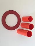 American Standard Champion 4 and Eljer Toilet Seals, NuFlush Replacement for 2 Rubber seals and sili