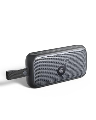 soundcore Motion 300 Wireless Hi-Res Portable Speaker with BassUp, Bluetooth Speaker with SmartTune Technology, 30W Stereo Sound, IPX7 Waterproof, Detachable Strap, for Backyard, Camping and Hiking
