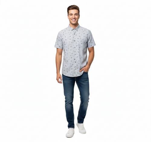 Image of Molokai Surf Button Down Slim Fit Hawaiian Short Sleeve Shirts
