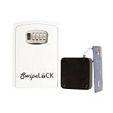 SwipeLock Box Fuel Card Lock Box with 10' retractable cable, mountable lock box