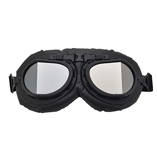 KKmoon Óculos de proteção retrô para motocicleta Óculos de patinete para ciclismo Proteção ocular à