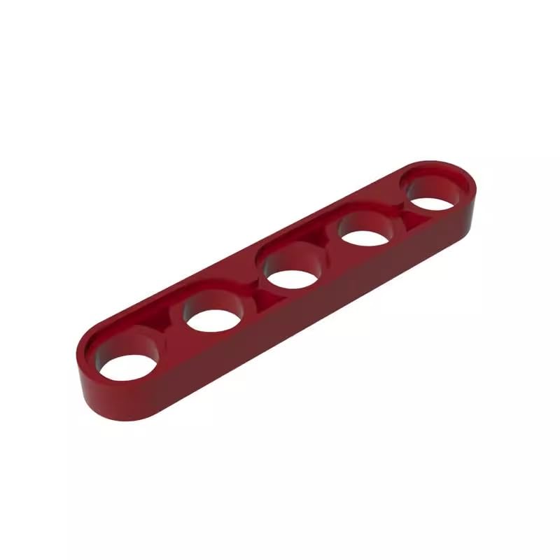 GDS-693 Compatible with LEGO 32017 Technic Beam 1x5 Thin, Dark Red, 50 PCS — image 1