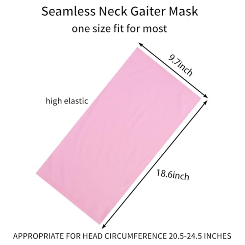 Image of Neck Gaiter Masks Tube Scarf,Seamless Bandanas Buffs Gators,Ourdoor Face Mask Face Covering Multi Headwear