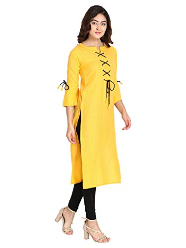 Image of DHRUVI TRENDZ Women's Rayon Kurta