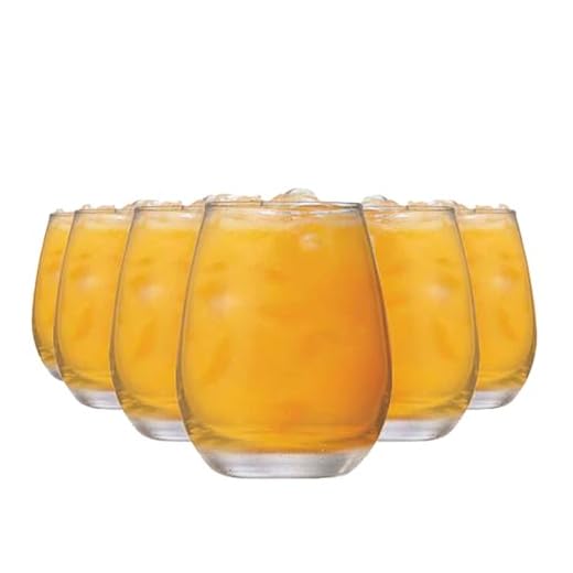 Jogo Copos Água Suco Emerald Vidro 350ml 6 Pcs