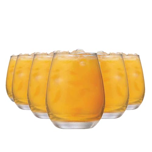 Ruvolo, Jogo de Copo, Copo de Vidro, Copo Emerald para Água e Suc...
