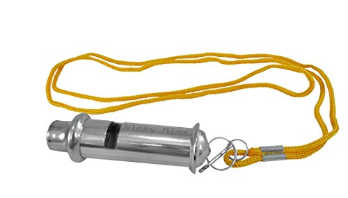 Morph Deluxe Metal Train Conductor Whistle with Lanyard – Authentic Silver for Train Costumes, Theater, Parties & Play – Loud & Clear Sound for Engineers, Conductors & Themed Events
