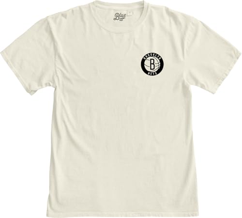 Image of Blue 84 NBA Unisex-Adult NBA Officially Licensed T-Shirt Ringspun Front /Back Ivory