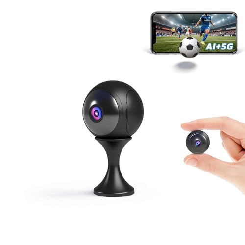 Indoor Camera Wireless-4K Mini Nanny Cam Spy Hidden Camera,Dual-Band WiFi(2.4G&5G),AI Motion...