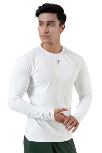 Image of FUAARK Men's Full Sleeves Gym Slim Fit T-Shirt