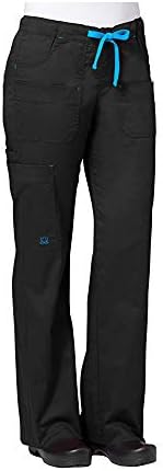 Maevn Women's Utility Cargo Pants(Black, X-Small Petite)