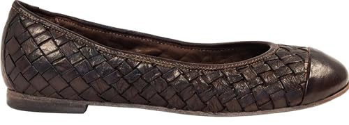 Kate Espresso Ballerina Flat - Handmade in Italy2