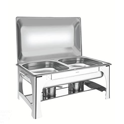 Rechaud Banho Maria Tramontina 61040220 Retangular 8.42L Aço Inox