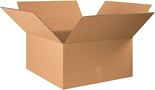 Image of BOX USA Heavy-Duty Double Wall Shipping Boxes, 22x22x12, 10-Pack | Heavy-Duty Double Wall Shipping Boxes 22 inchL x 22 inchW x 12 inchH Corrugated Cardboard for Shipping & Packing, 10-Pack