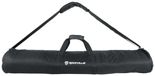 Rockville ESB2 Bag For Pair Tripod Pro Dj Speaker Stands W Foam Padding+Divider thumb #1