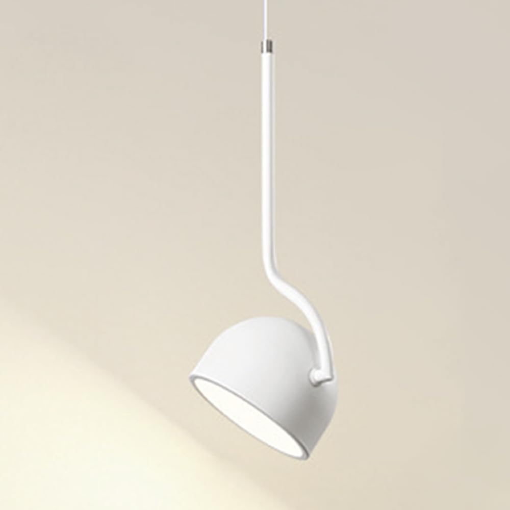 CSXSXAUO LED Pendant Light Modern Hanging Lamp Single Ceiling Lighting Fixture 360° Adjustable Small Chandelier 12W Suspended Lights for Dining Room Bedroom Bedside Cafe Bar Star of