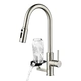 Grifo Cocina 3 vías Mynaiad Filtro de Agua Lavatazas Extraíble Doble Salida,...