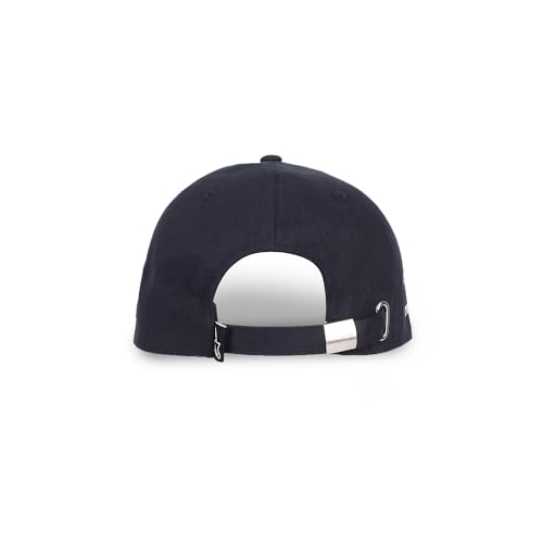 Image of TVS Racing x Alpinestars Cap � 100% Cotton Twill, Breathable & Skin-Friendly Fabric, 6-Panel Design, Adjustable Metal Buckle Closure, Flexible Peak for Sunshade, and Embroidered Branding