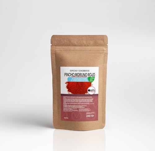 Quality Food. Mezcla de Especias para Pincho Moruno Rojo. Condimento ideal para tus recetas de pinchos, estilo morisco. 250 Gr.