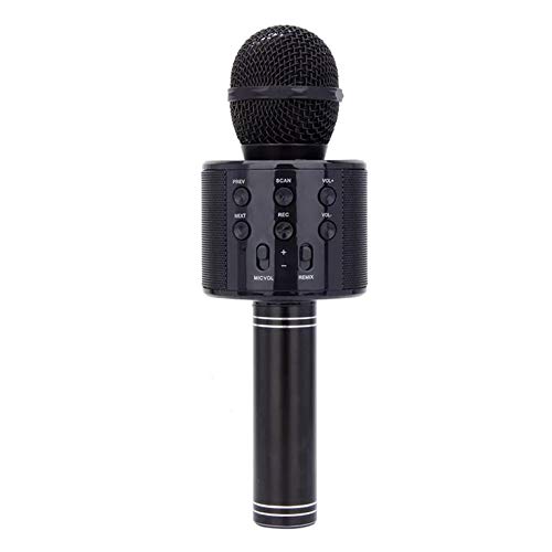 Mobile Phone Karaoke Palm Ktv Wireless Condenser Microphone Live Karaoke,Core Black