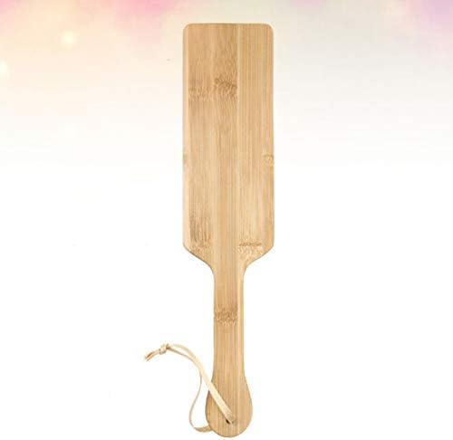 EXCEART Bamboo Paddle Unfinished Wood Paddles Sorority Fraternity Paddle Wood Board with Airflow Holes for Arts Crafts Paint and Stain Home Decor