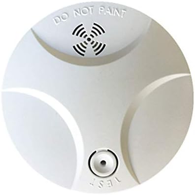 Smoke Detector Fire Sensor Wireless Alarm (1 pc, Plastic, White)
