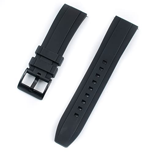 Image of StrapHabit Quick Release Rubber Watch Strap Band FKM 20mm 22mm 24mm