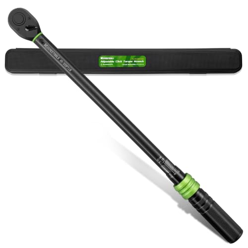 KEEMEETOOLS 1/2 Inch Drive Torque Wrench 40-320 Ft-Lb for Truck Maintenance