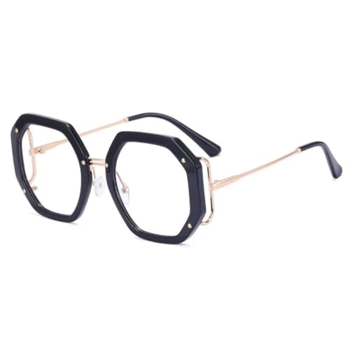 Lunettes surdimensionnées pour femmes mode transparente grand format look luxe