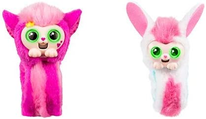 Amazon くるっと チャッティーペッツ ピンクプリンセスとくるっと チャッティーペッツ ホワイトバニーのセット おもちゃ おもちゃ