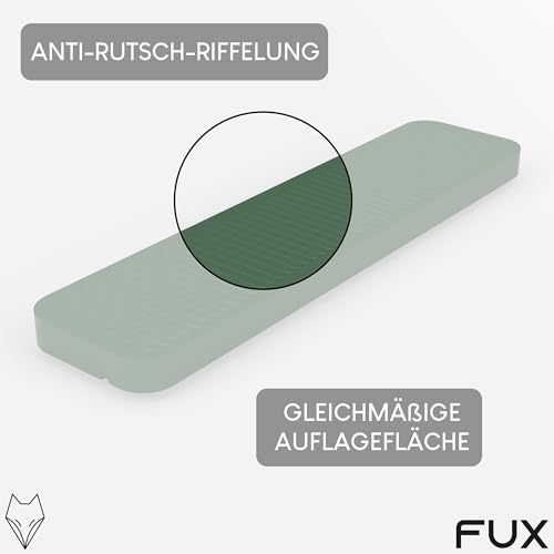 FUX 100 Verglasungsklötze Abstandshalter Kunststoff Unterlegplatten 100x24 mm - Mix Set 1-6 mm - Distanzklötze & Fensterkeile für Montage, Laminat & Terrasse