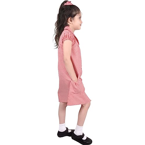 Vestidos de cuadros vichy pack de 2 para uniforme escolar de niña 6