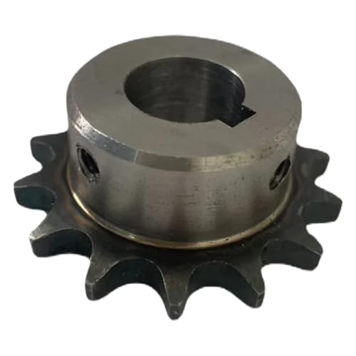 Image of 1/2 Inch 10-25Teeth Sprocket 08B Industrial Drive Sprocket Carbon Steel Sprocket Aperture 12-14mm(12mm (keyway 4mm),10 Teeth)