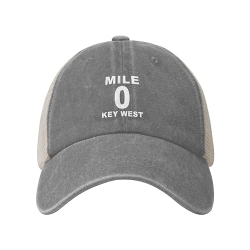 Gorra de béisbol ajustable Mile 0 Key West Cowboy para mujer miniatura 2