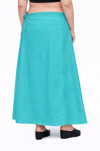Image of CITIX Pure Cotton Petticoat for Woman Saree | Adujastable Drawstring Waist
