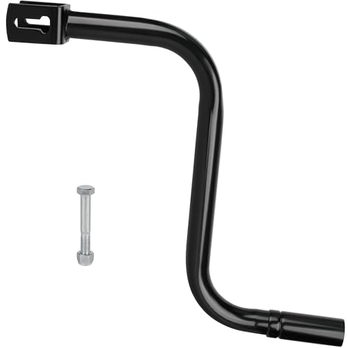 Heavy Duty Replacement Square Jack Handle Black Direct-Weld Style Crank Handle for Trailer Jacks Compatible with Various Square Jack Models