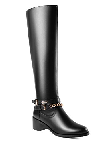 ANN CREEK Women's 'Morelos' Fashion Design Triple Buckle Straps Riding Boot