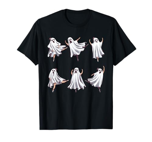 Dance Teacher Spooky Ballet Ghost Halloween Costume T-Shirt