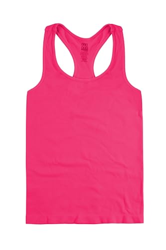 Kurve Premium Girls Seamless Supersoft Wide Strap Comfortable Racerback Tank (Made with Love in The USA)2