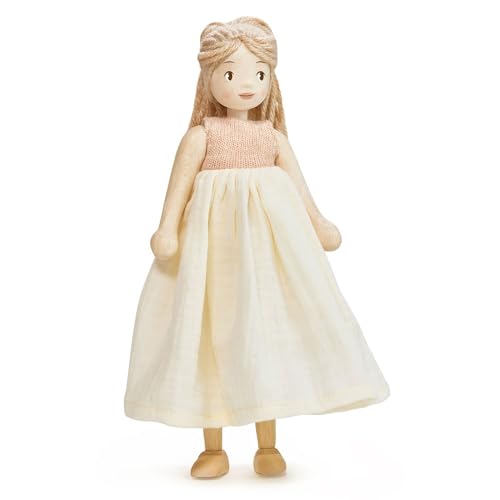 Muñeca de Madera Grande Ferne y Lola Artesanal miniatura 1