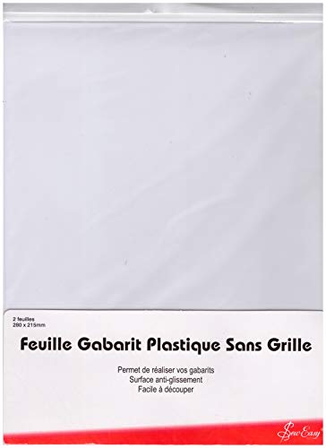 Sew Easy Plastic Template Plain for Quilting Patchwork Making Templates Non Slip ER398