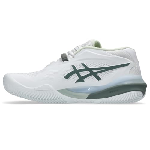 ASICS Gel-Resolution X Clay damskie sneakers, 35,5 EU, Biały Pomnik Niebieski, 35.5 EU