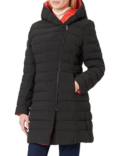 French Connection Abrigo Acolchado Midi Iolani, Negro/Sol Puesta, 44 para Mujer Cover