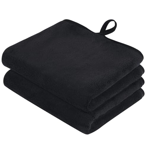 VIVOTE Lot de 2 essuie-Mains Super Doux et absorbants en Microfibre à Suspendre pour Cuisine et...
