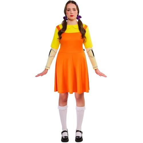 Déguisement de Squid Game Girl costume adulte de fête déguisée pour femme