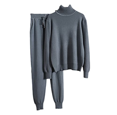 Survêtement femme à col roulé pour cocooning d'automne et d'hiver au chaud