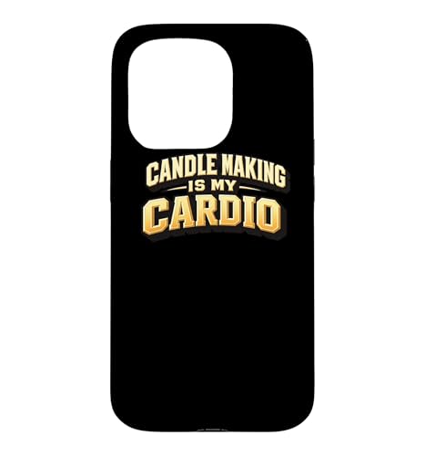 Candle Making Is My Cardio Funny Candle Maker Chandler Gift �X�}�z�P�[�X iPhone 15 Pro �p
