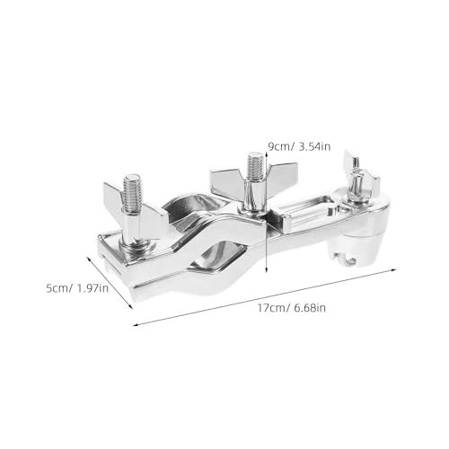 Soporte para Clamp de Cowbell de Hierro 2 piezas para Batería miniatura 2