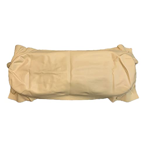 A.A Buff Front Seat Cover Set for Club Car DS 2000.5-Up Golf Cart 101998201, 102060501 (Complete Set, Buff)